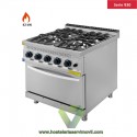 COCINA 4 FUEGOS + HORNO SERIE 930 TURHAN