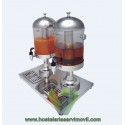 DISPENSADOR DE ZUMOS DOBLE BUFFET 8+8L
