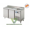 MESA REFRIGERADA GASTRONORM CON FREGADERO FONDO 700 MM SERIE GN 1/1 NACIONAL