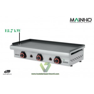 PLANCHA PAVONADA A GAS 95 CM ECO-95PV - MAINHO