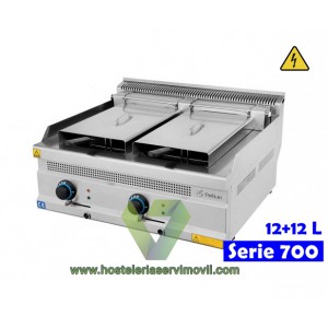 FREIDORA ELECTRICA 12+12L SERIE 700 TURHAN