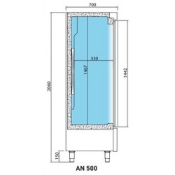 ARMARIO MIXTO TEMPERATURA DUAL INFRICO