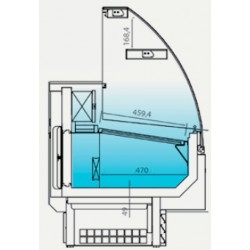 VITRINA EXPOSITORA 1310 MM INFRICO 