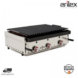 BARBACOA A GAS CON PIEDRAS VOLCANICAS ARILEX