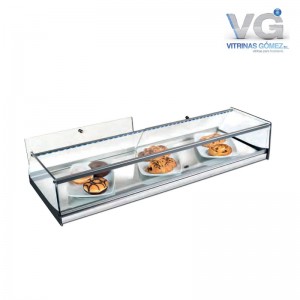 VITRINA NEUTRA DE ACERO INOXIDABLE INOX VRP 100