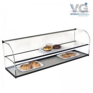 VITRINA NEUTRA NCLP 120 CRISTAL CURVO