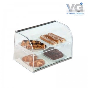 VITRINA NEUTRA PS C CRISTAL CURVO