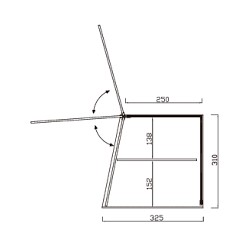 VITRINA NEUTRA PS R CRISTAL RECTO