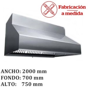 CAMPANAS DE ACERO INOXIDABLE 2.5M