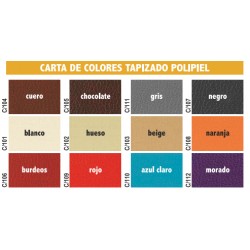 TABURETE T 10 TAPIZADO EN POLIPIEL