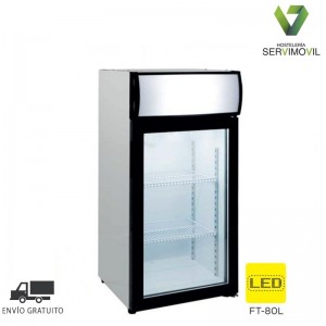 ESCARCHA COPAS SOBREMESA EXPOSITOR 80L