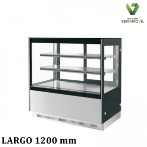 VITRINA EXPOSITORA REFRIGERADA CRISTAL RECTO