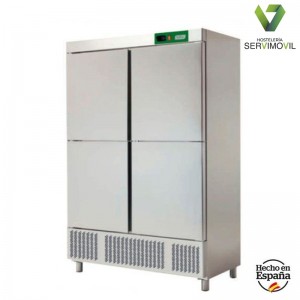 ARMARIO DE REFRIGERACION 4 PUERTAS INOX VERTICAL SE-700