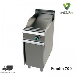 FRYTOPS GAS ACERO RECTIFICADO FONDO 700