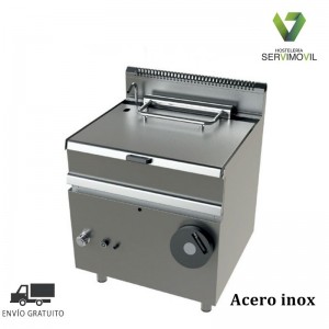 SARTEN BASCULANTE GAS FONDO 700 ACERO INOX