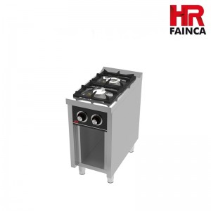 COCINA ESTANTE SERIE 750 MODULAR  DE GAS DE 2 FUEGOS