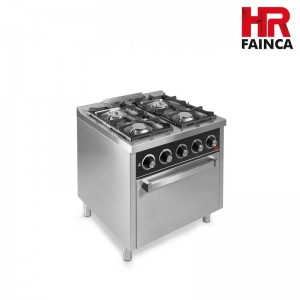 COCINA CON HORNO SERIE 750 GAS DE 4 FUEGOS