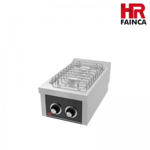 COCINA DE SOBREMESA BASIC SERIE 750 DE 2 FUEGOS DE GAS