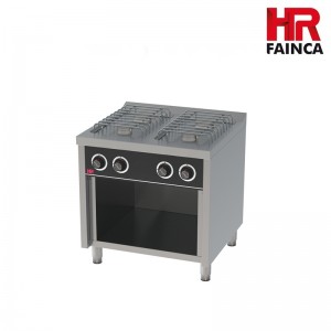 COCINA ESTANTE MODULAR BASIC SERIE 750 A GAS DE 4 FUEGOS