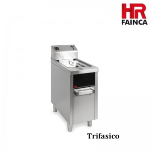 FREIDORA ELECTRICA CON ESTANTE TRIFASICA DE 15 L SERIE 750