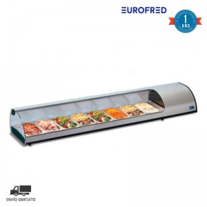 SOBREVITRINA REFRIGERADA TAPAS 8 GN