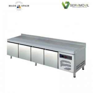 MESA BAJA REFRIGERADA 4 PUERTAS ALTURA 600MM