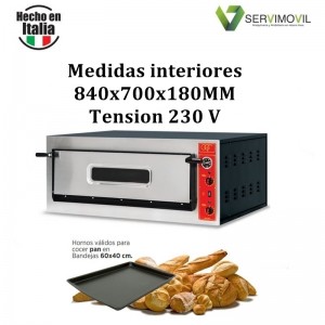 HORNO ELECTRICO DE PAN Y PIZZA T2M