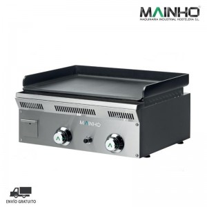 PLANCHA DE HIERRO A GAS 600MM MAINHO