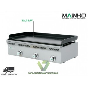 PLANCHA DE HIERRO A GAS 900MM MAINHO