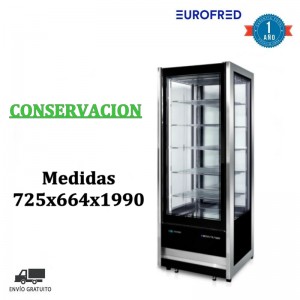 ARMARIO 4 CARAS CRISTAL PASTELERIA CONSERVACION RV 725 TN