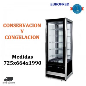 ARMARIO 4 CARAS CRISTAL CONSERVACION Y CONGELACION RV 725 TB TN