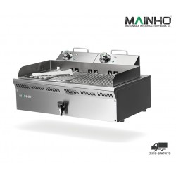 BARBACOA ELÉCTRICA 2 GRIFOS MAINHO 800MM