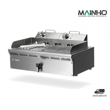 BARBACOA ELÉCTRICA 2 GRIFOS MAINHO 800MM