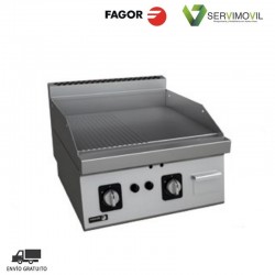 FRY TOP CROMO FT-G610 CL+R GAS