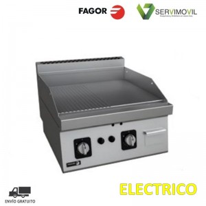 FRY TOP CROMO DURO ELECTRICO CI-FTE608T 2 C SR