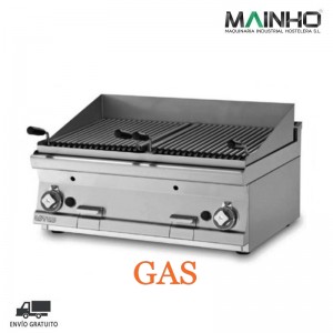 PARRILLA A GAS PIEDRA LÁVICA INOX CWT-68G