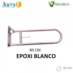 BARRA DE SUJECION EPOXI BLANCO 80CM