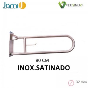 BARRA DE SUJECION INOX SATINADO 80CM