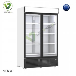 ARMARIO EXPOSITOR REFRIGERACIÓN 2 PUERTAS AR-1205