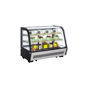 VITRINA REFRIGERADA SOBRE MOSTRADOR 2 ESTANTES RTW-160L