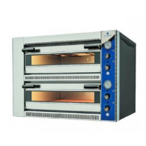 Horno Doble Eléctrico para 6+6 Pizzas de 33cm DYP-6 Con Mesa