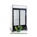 VITRINA DOBLE PUERTAS CORREDERAS 880L