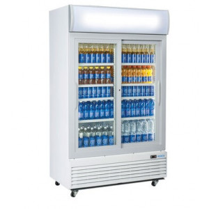 ARMARIO PUERTA DE CRISTAL REFRIGERACIÓN CON DISPLAY DC1000S COOL HEAD EUROFRED 