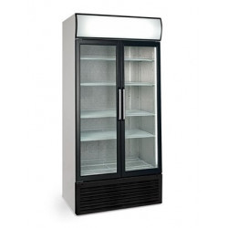 ARMARIO EXPOSITOR VERTICAL CON PUERTAS PIVOTANTES Y DISPLAY FSC 1200 H EUROFRED