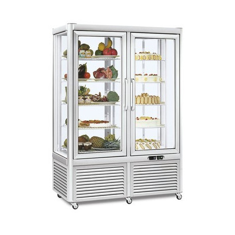 ARMARIO 4 CARAS DE CRISTAL DE PASTELERIA PRISMA 800 G TN