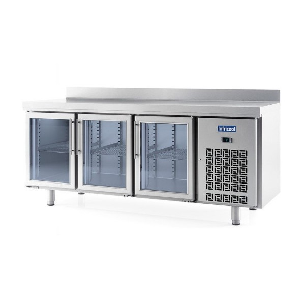 MESA REFRIGERADA PUERTA CRISTAL INFRICO