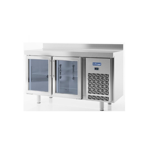 MESA REFRIGERADA CRISTAL GN 1/1 INFRICO