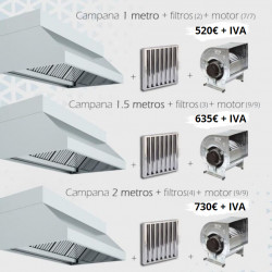 CAMPANA INDUCTRIAL COMPLETA 1500