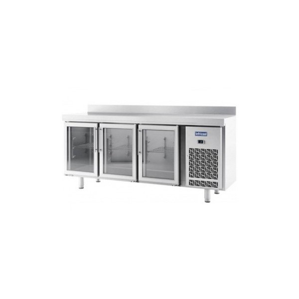 MESA REFRIGERADA CRISTAL GN 1/1 INFRICO