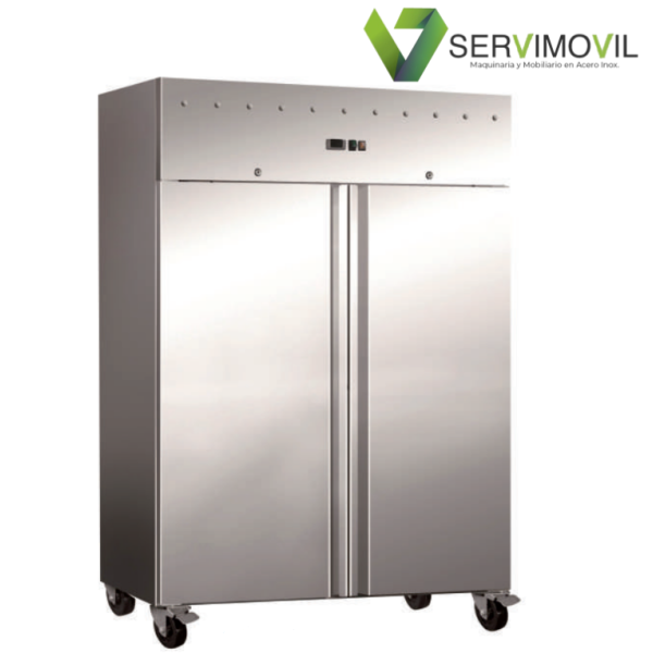 ARMARIO GN2/1 CONGELADO DOBLE 1200 LITROS INOX